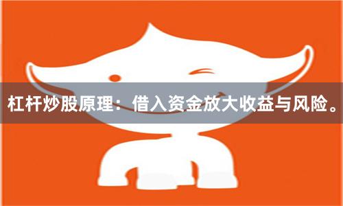 杠杆炒股原理：借入资金放大收益与风险。